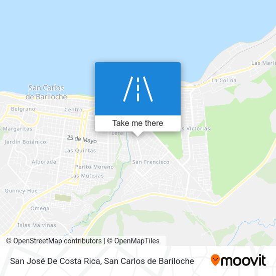 San José De Costa Rica map