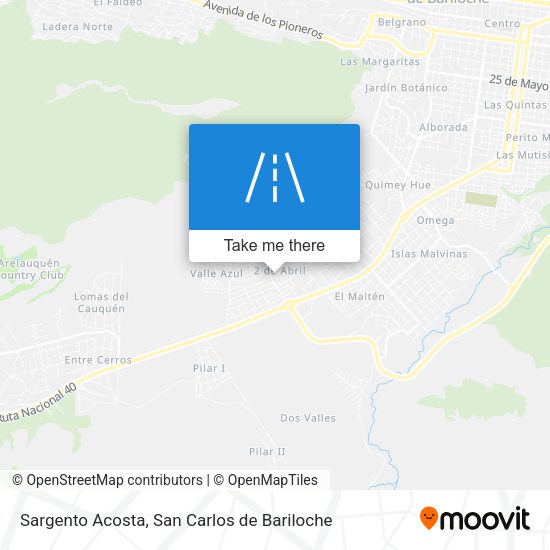 Sargento Acosta map