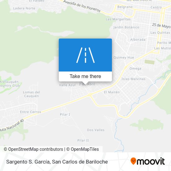 Sargento S. García map