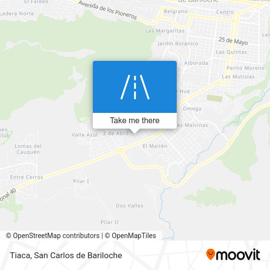 Tiaca map