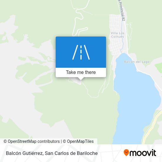 Mapa de Balcón Gutiérrez