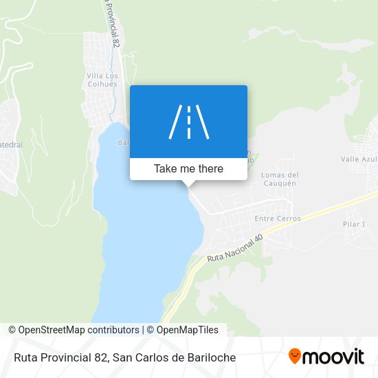 Mapa de Ruta Provincial 82