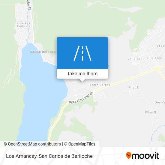 Los Amancay map