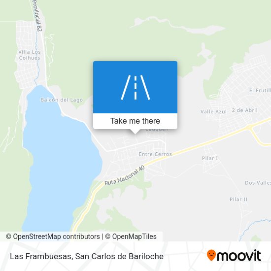 Mapa de Las Frambuesas