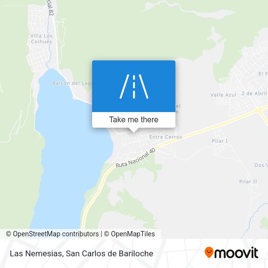 Las Nemesias map