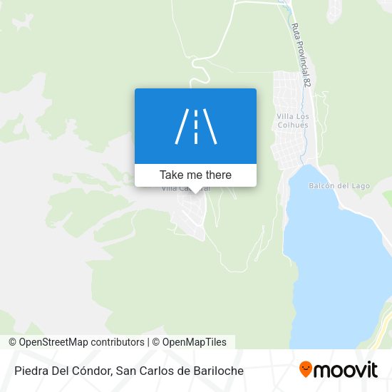 Piedra Del Cóndor map