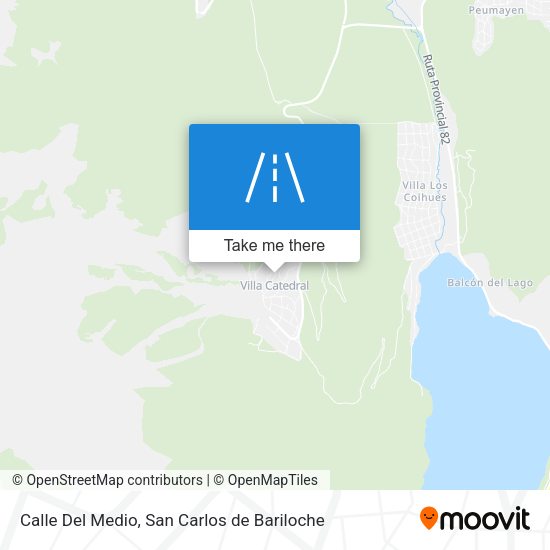 Calle Del Medio map