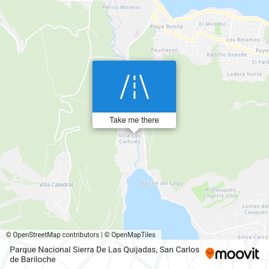 Mapa de Parque Nacional Sierra De Las Quijadas