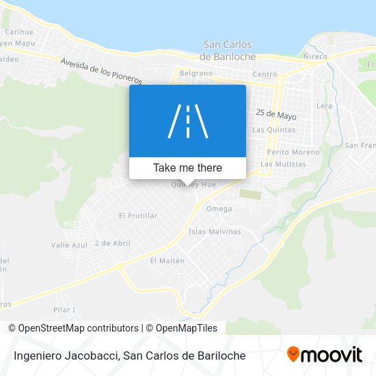 Ingeniero Jacobacci map