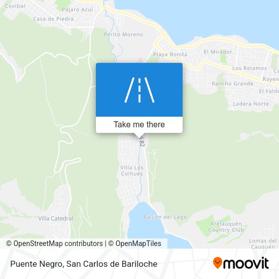 Puente Negro map