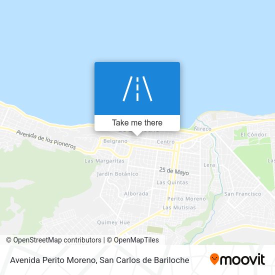 Avenida Perito Moreno map