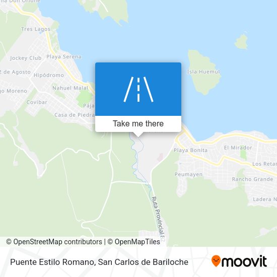 Puente Estilo Romano map