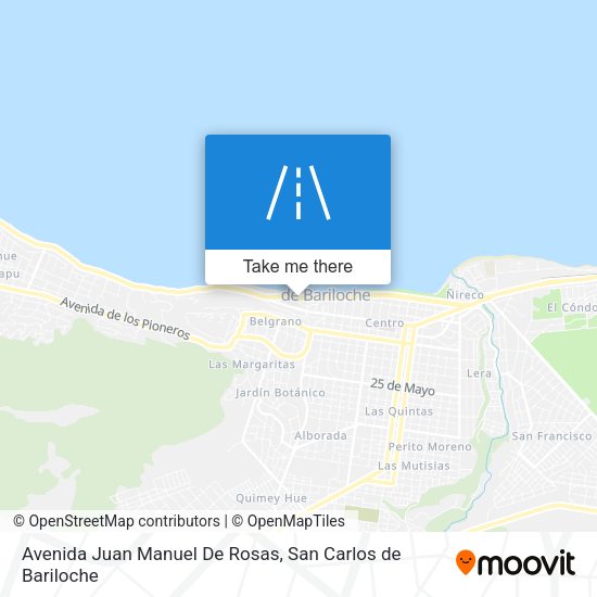 Mapa de Avenida Juan Manuel De Rosas