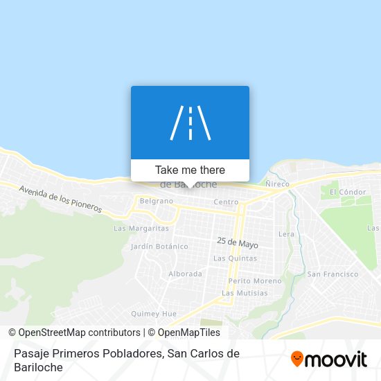 Pasaje Primeros Pobladores map