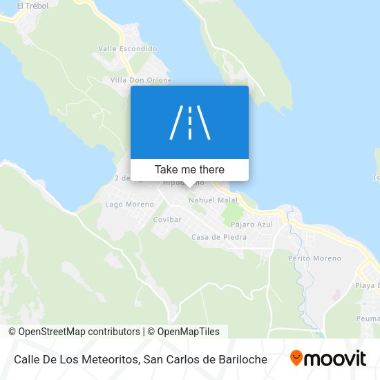 Mapa de Calle De Los Meteoritos