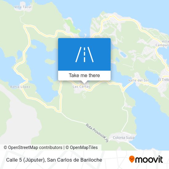 Calle 5 (Júputer) map