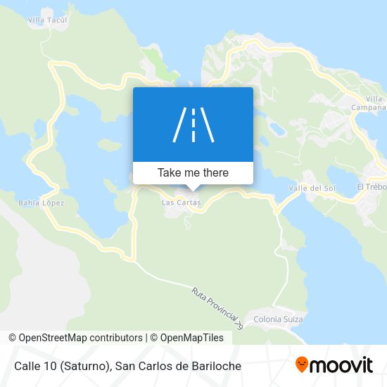 Calle 10  (Saturno) map
