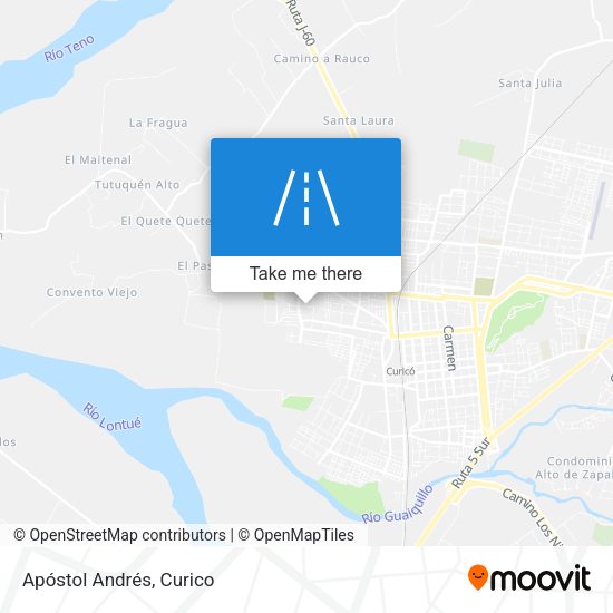 Apóstol Andrés map