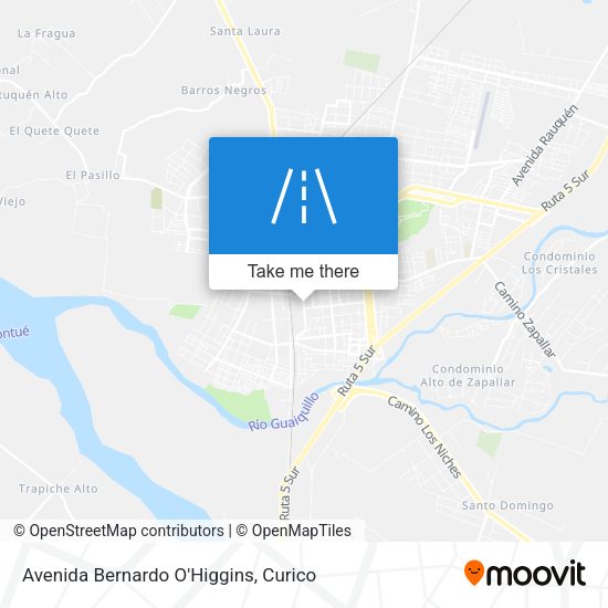 Mapa de Avenida Bernardo O'Higgins