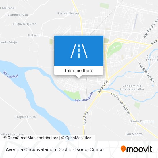 Mapa de Avenida Circunvalación Doctor Osorio