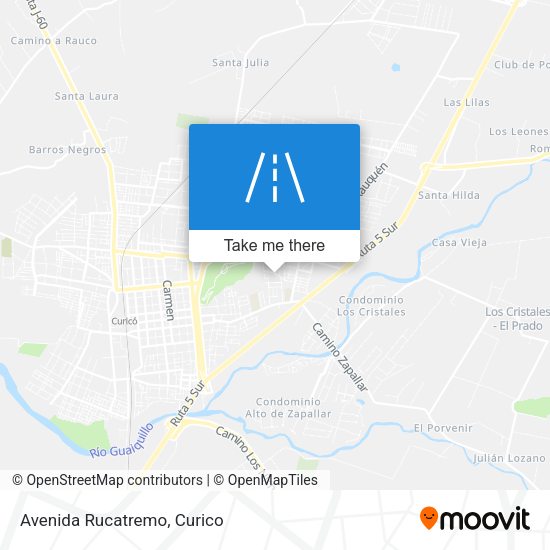 Avenida Rucatremo map