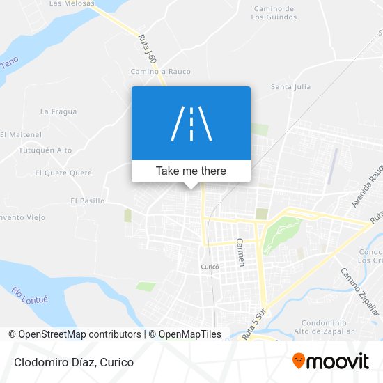 Clodomiro Díaz map