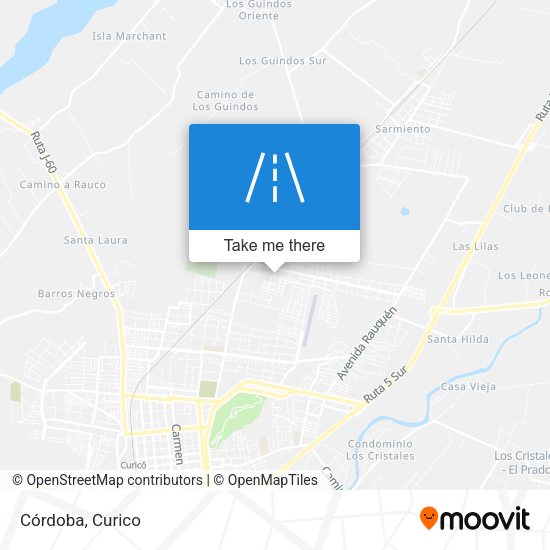 Mapa de Córdoba