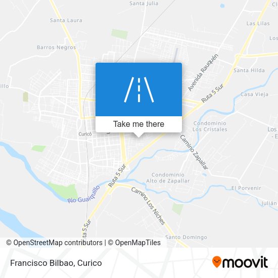 Mapa de Francisco Bilbao