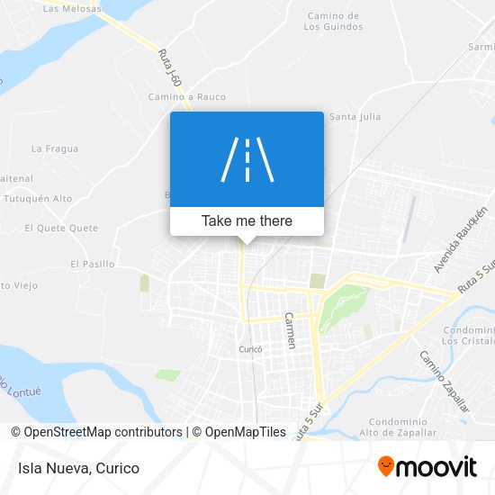 Mapa de Isla Nueva