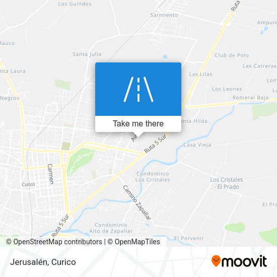Mapa de Jerusalén