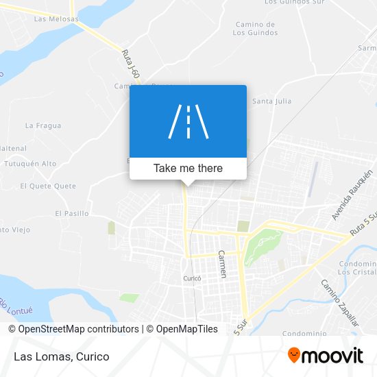 Mapa de Las Lomas