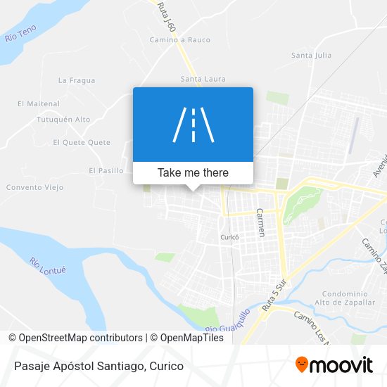 Mapa de Pasaje Apóstol Santiago