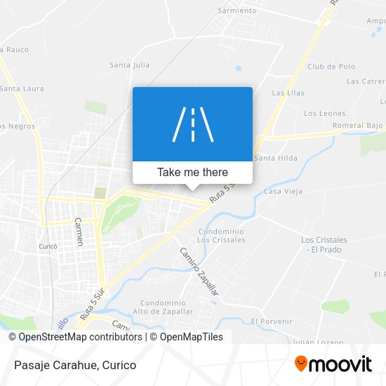 Mapa de Pasaje Carahue
