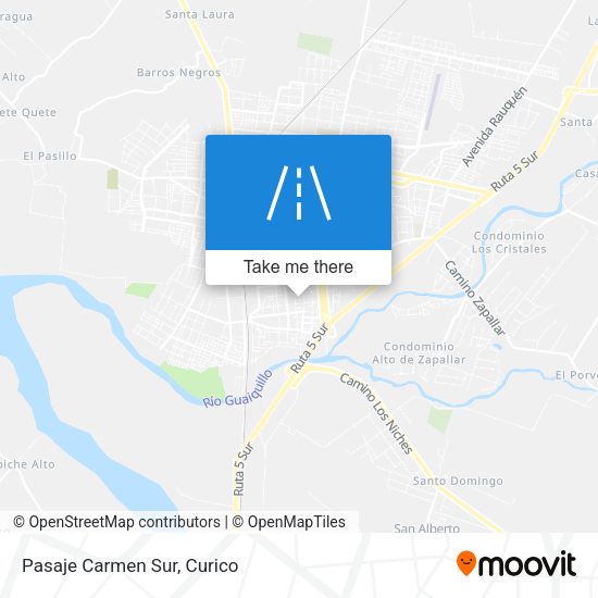 Mapa de Pasaje Carmen Sur