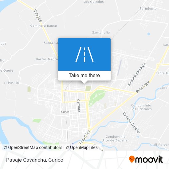Mapa de Pasaje Cavancha