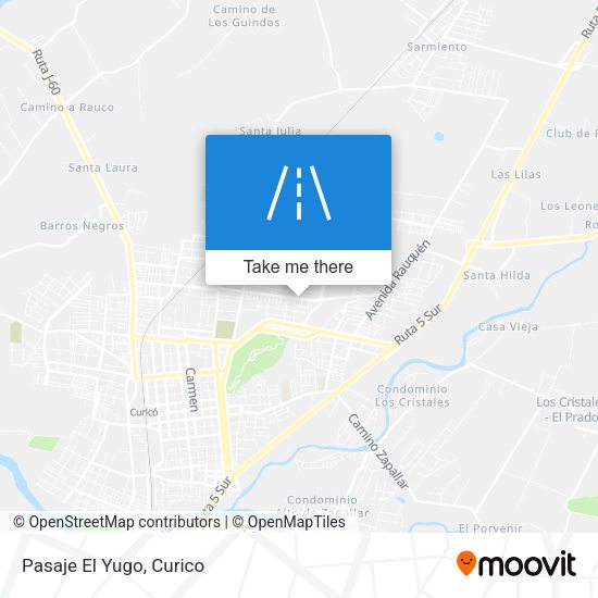 Mapa de Pasaje El Yugo