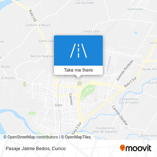 Pasaje Jaime Bedos map