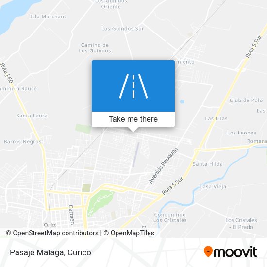 Mapa de Pasaje Málaga