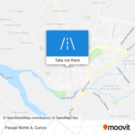 Mapa de Pasaje Norte A