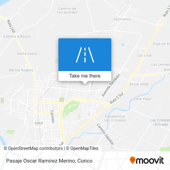 Mapa de Pasaje Oscar Ramírez Merino