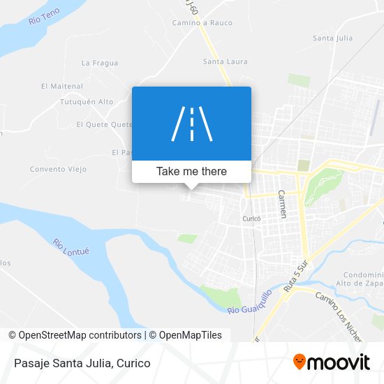 Mapa de Pasaje Santa Julia