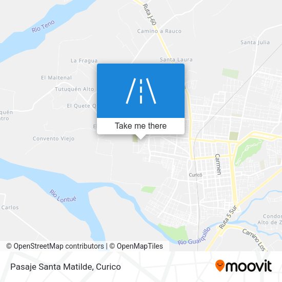Pasaje Santa Matilde map