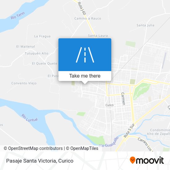 Pasaje Santa Victoria map