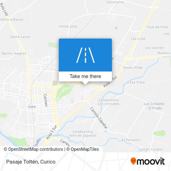 Pasaje Toltén map