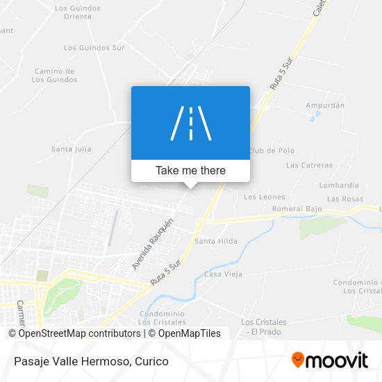 Pasaje Valle Hermoso map