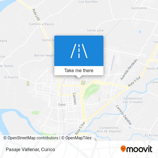 Mapa de Pasaje Vallenar