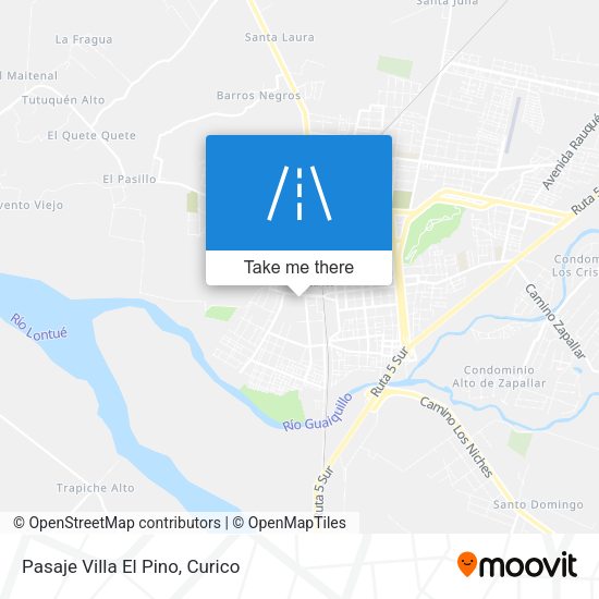 Pasaje Villa El Pino map