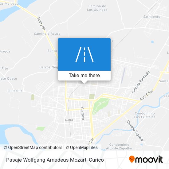 Mapa de Pasaje Wolfgang Amadeus Mozart