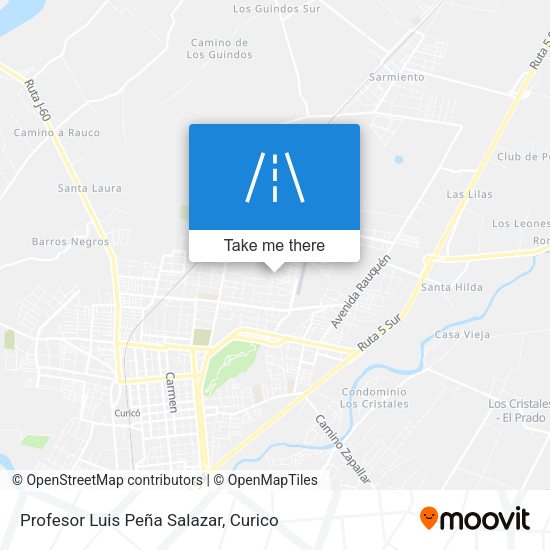 Profesor Luis Peña Salazar map