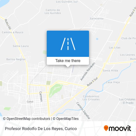 Profesor Rodolfo De Los Reyes map